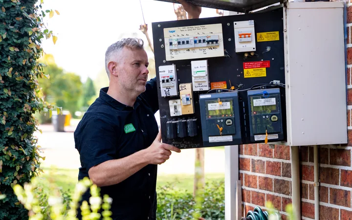 Assessing the existing supply at the meter box